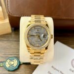 Rolex Fake Watch Day-Date Meteorite Dial RA Factory 36mm