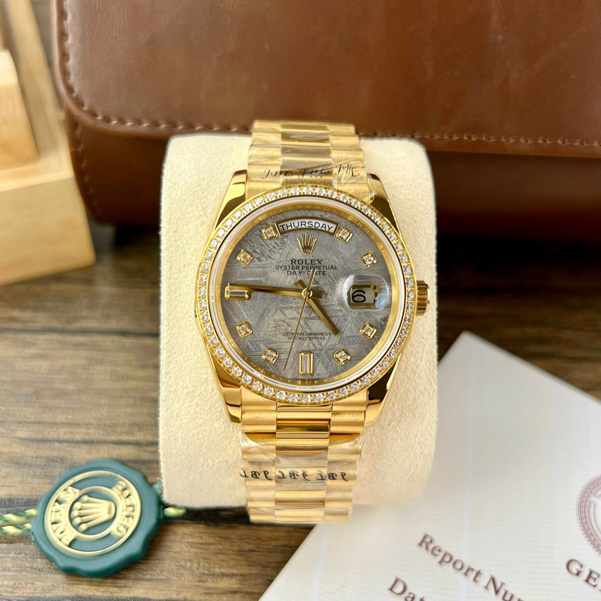 B535DB46-A471-095E-06F7-5A819FD61391.jpg Rolex Fake Watch Day-Date Meteorite Dial RA Factory 36mm - Image 1