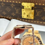 Rolex Land-Dweller 127235 Rose Gold Honeycomb Motif Dial Luxury Fake Watches 40mm - Image 9