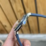 Hublot Replica 1:1 Watch Classic Fusion Titanium Blue Leather Strap JJF 42mm - Image 4