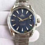 Replica Omega XF Seamaster CO-AXIAL Master PyeongChang 2018 Blue Dial SS Bracelet A8500