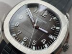 Replica PATEK PHILIPPE Aquanaut 5167 SS 3KF Best Edition Gray Dial on Black Rubber Strap A324 Super Clone V2 - Image 4