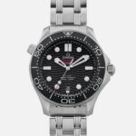 Seamaster Diver 300M Co-Axial Master Chronometer 42mm Black Dial On Bracelet(1:1 replica)
