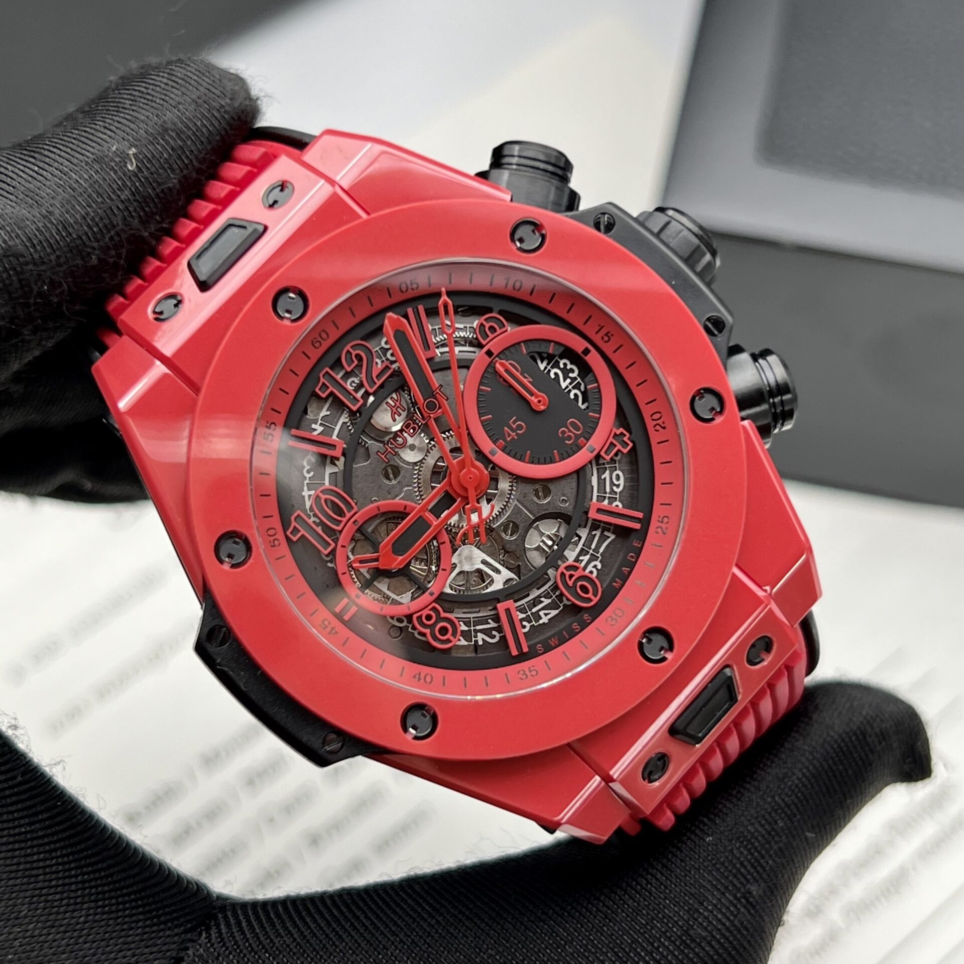 B7492DD0-7931-30B7-950D-0157F339645B.jpg Hublot Big Bang Unico Red Magic Replica Watch BBF Factory 42mm - Image 1