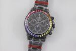 Rolex Daytona Ice Randy – Rainbow Diamonds Modified – Black(1:1 replica)