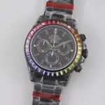 Rolex Daytona Ice Randy – Rainbow Diamonds Modified – Black(1:1 replica)