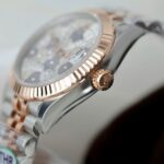 Rolex DateJust Best Replica Watch Women Flower Dial Jubilee Strap THB Factory 31mm - Image 7