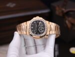 Patek Philippe Nautilus 5724R Replica Watch Custom Gold Wrapped GR Factory 40mm - Image 3