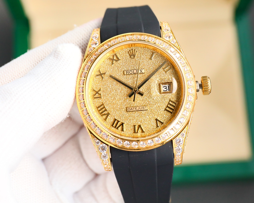 B7CF2DBD-AB3D-3CFD-FB53-4447CFDA86A2.jpg Rolex Logbook Full Luxury Model – Brilliant Roman Dial – 18k Nano-Technology 41MM(1:1 replica) - Image 1