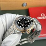 Omega Seamaster Diver 300M Chronograph Replica Watches Black Dial N1 Factory 44mm - Image 4