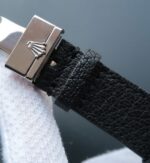 Replica Rolex Cellini Danaos 4243 SS Black Dial Black Leather Strap A2824 - Image 6