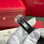 Cartier Santos Black Replica 11 Watch Rubber Strap BV Factory 39.8mm - Image 12