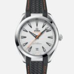 Seamaster Aqua Terra 150M Co-Axial Master Chronometer 41mm White Dial On Rubber Strap(1:1 replica)