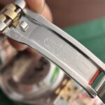 Rolex DateJust 18K Gold Wrapped Replica Watch Palm Leaf Dial GM 36mm - Image 6
