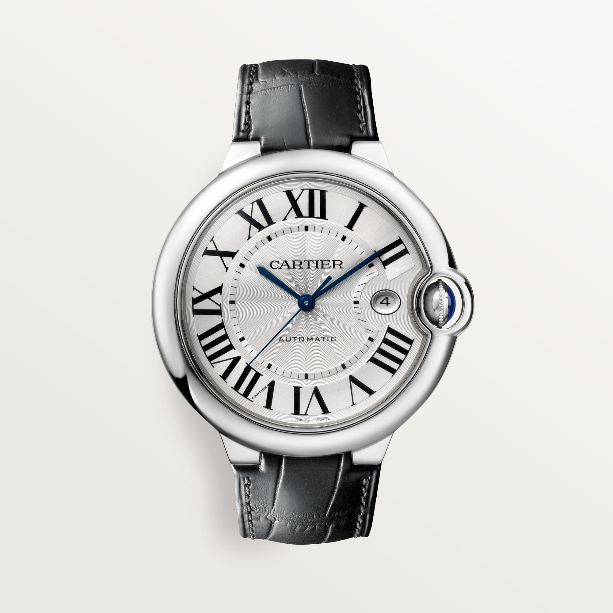 B88C318C-D62D-668F-5B1A-9CD8C9133C88.jpg Cartier Ballon Bleu de Fake Cartier Watch Stainless Steel 42mm Silver Dial Leather Strap WSBB0026-AF(1:1 replica) - Image 1
