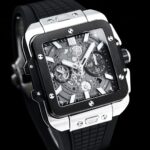 Hublot Big Bang, Square Bang Unico 42mm Textured Rubber Strap(1:1 replica) - Image 4