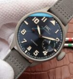 Replica IWC Big Pilot Custom Made Sandblasted SS Case Blue Dial - Image 2