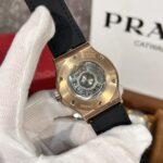 Hublot Replica Watch Classic Fusion King Gold Gray Dial With Moissanite Bezel 42mm - Image 6