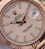 Replica Rolex Day-Date 40mm 228235 RG Noob RG Textured Dial RG Bracelet A3255 - Image 2