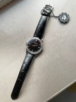 Replica PATEK PHILIPPE Calatrava ZF 5298p Date Sweep Seconds in Diamond Bezel Black Dial ZF factory - Image 2