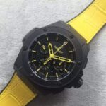 Replica Hublot Big Bang King Power 48mm PVD Black Dial Yellow Hands Gummy Strap A7750 - Image 2