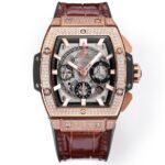 Hublot SPIRIT OF BIG BANG Chronograph, 45 mm Textured rubber strap(1:1 replica)
