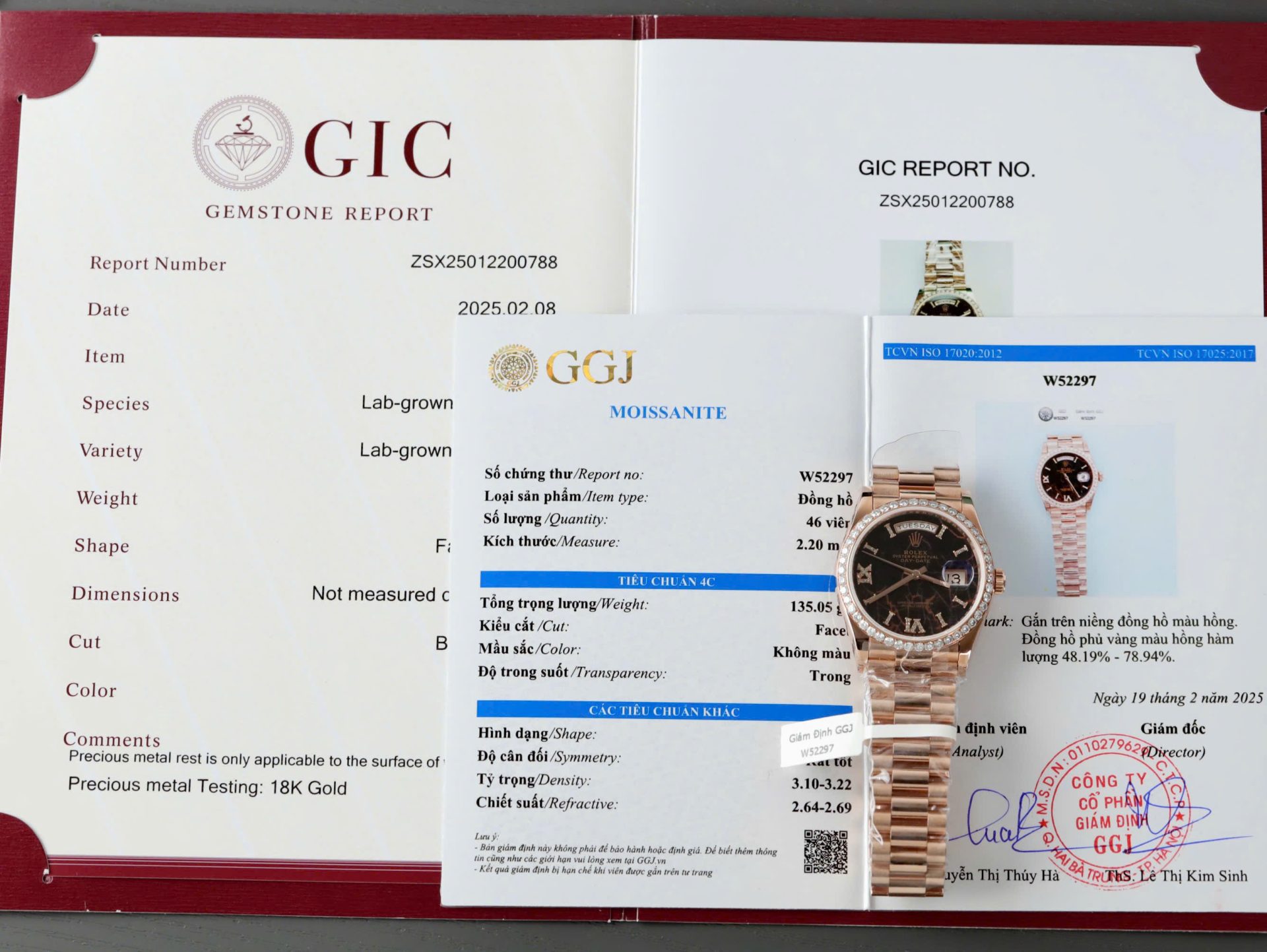 BA0C0760-7A48-1F38-8DF4-6FA5990CCE4D.jpg Rolex Day-Date Eisenkiesel Dial Copies Watch Gold Wrapped + Diamonds Moissanite GM Factory 36mm - Image 1