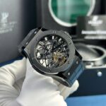 Hublot Replica Watch Classic Fusion Skeleton Tourbillon Black Ceramic 45mm - Image 3