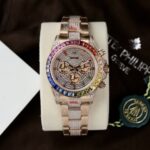 Rolex Replica 1:1 Watch Daytona Rainbow Full CZ Stone High Quality 40mm