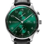 IWC Portuguese Green Dial Stainless steel Watch IW371615(1:1 replica)