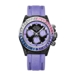 ROLEX Diw Daytona carbon rainbow violet 40mm carbon(1:1 replica)