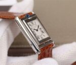 Replica Cartier Tank Reversible White Dial Leather Strap - Image 6