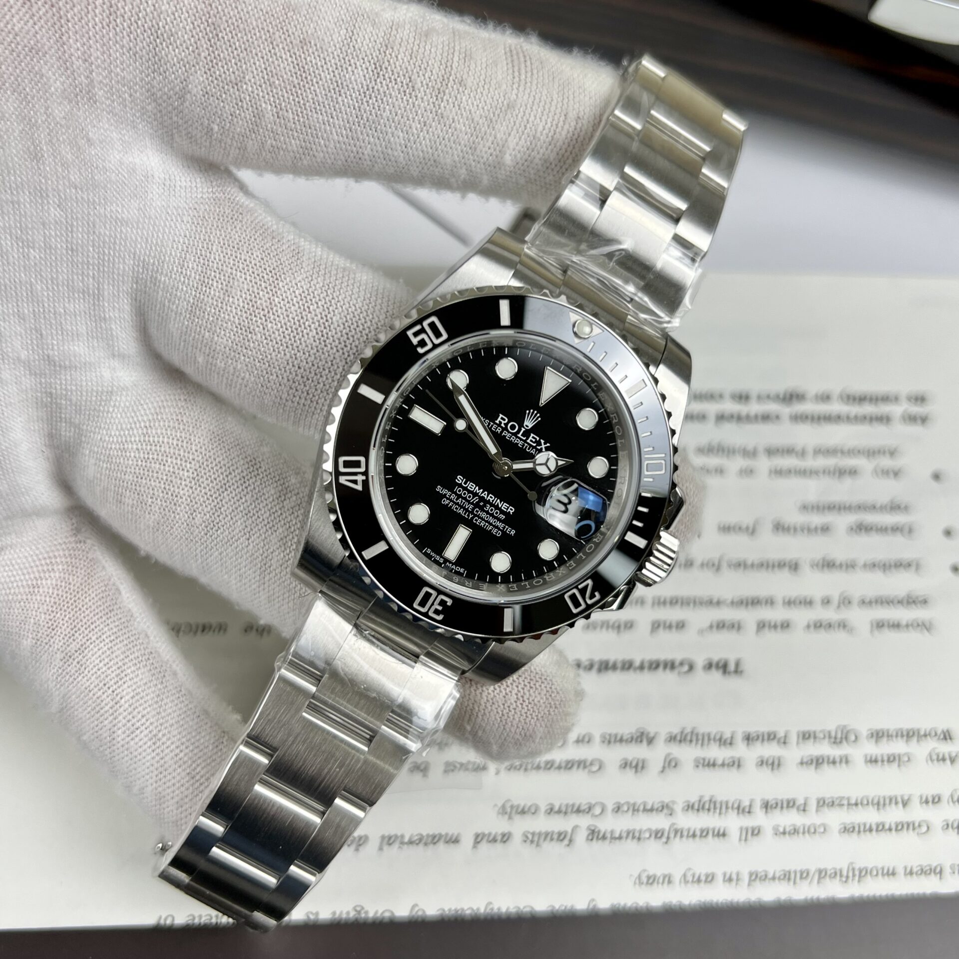 BB978A3C-DC14-851F-871B-9DFC5CA22EB7.jpg Rolex Submariner High Quality Replica Watch Black Dial EW 40mm - Image 1