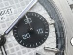 Replica Audemars Piguet Royal Oak Chronograph SS JHF White/Black Dial SS Bracelet A7750 - Image 7