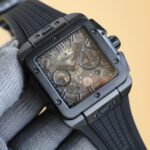 HUBLOT SQUARE BANG UNICO 45MM RUBBER STRAP(1:1 replica) - Image 5