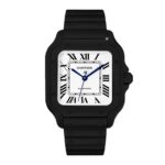 Fake Cartier Replica Watch Santos Limited Edition Black DLC-PVD(1:1 replica) - Image 3