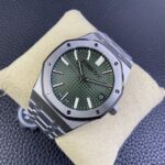Audemars Piguet Replica Watch Royal Oak Selfwinding ??50th Anniversary?? 41mm Stainless Steel Green Dial 15510ST.OO.1320ST.04-ZF(1:1 replica) - Image 7