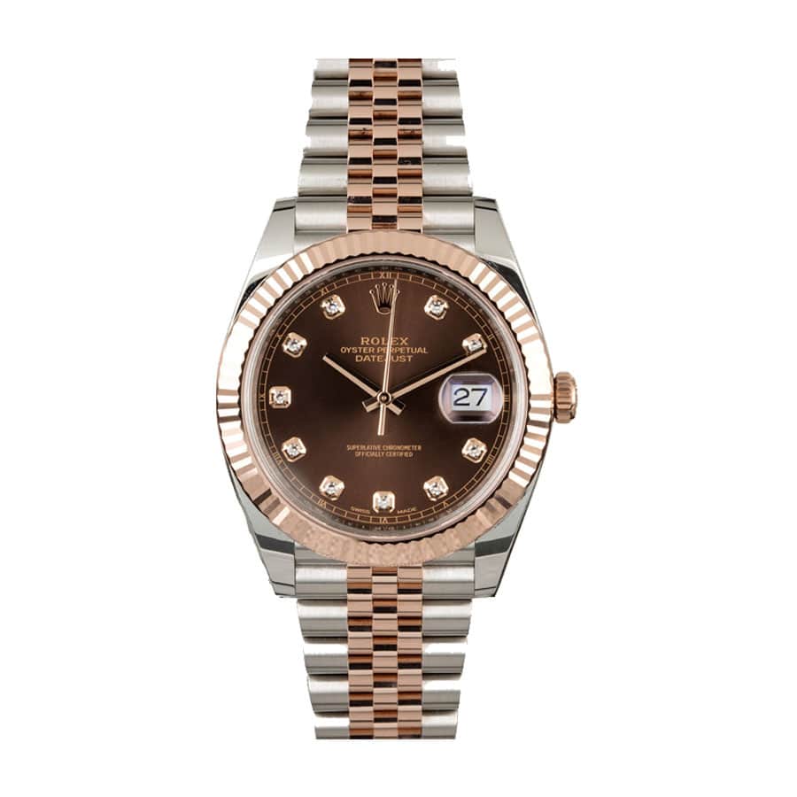 BC7CB3A6-D502-0685-EB43-1153045D59E8.jpg Rolex Datejust II 126331-0004 Chocolate Diamond Dial Replica - Image 1