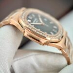 Patek Philippe 5711 Natural Diamond Replica Watch 18K Gold Wrapped 40mm - Image 8