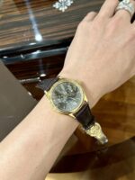 Patek Philippe Replica Watch Complications 5146 Gold Plated leather Strap 40mm - Image 6