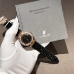 Hublot Classic Fusion Replica Watch Moissanite Diamond 33mm - Image 2