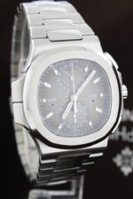 Patek Philippe Nautilus Travel Time Chronograph Stainless Steel Automatic Men’s Watch 5990-1A-001(1:1 replica) - Image 8
