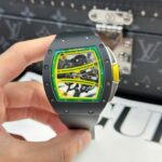 Richard Mille Copies Watch RM61-01 Manual Winding Yohan Blake Ceramic Black ZF 42.7??50.23mm