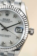 Rolex DateJust Lady Fake Watch Dial Mother Of Pearl Jubilee Strap 31mm - Image 7