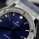 Hublot Replica 1:1 Watch Face Blue Diamond Moissanite APS Factory 42mm - Image 6