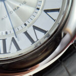 Cartier Ballon Bleu Replica Watch Dial White Leather Strap AF Factory 42mm - Image 8