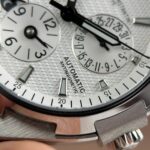 Vacheron Constantin Luxury Imitation Watches Overseas Dual Time 47450 White Dial Metal Wire 9F Factory 42mm - Image 5