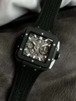Hublot Replica 1:1 Watch Black Ceramic Square Bang Unico Chronograph 42mm - Image 2