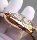 Replica Cartier Ballon de Cartier 46MM Tourbillon RG White Dial Leather Strap Flying Tour - Image 5