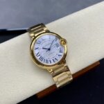 Fake Cartier Watch Ballon Bleu de Cartier Yellow Gold 36mm Silver Dial WGBB0046 mechanical movement(1:1 replica) - Image 6